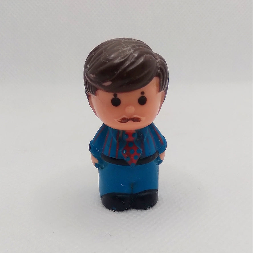 Kenner Tree Tots Brown Hair Dad Blue Clothing