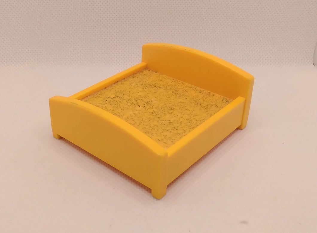Butterscotch Yellow Double Bed