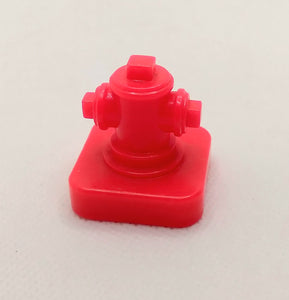 Main Street #2500 Red Fire Hydrant