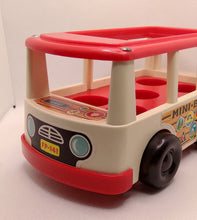 Load image into Gallery viewer, Mini Bus White with Red Trim
