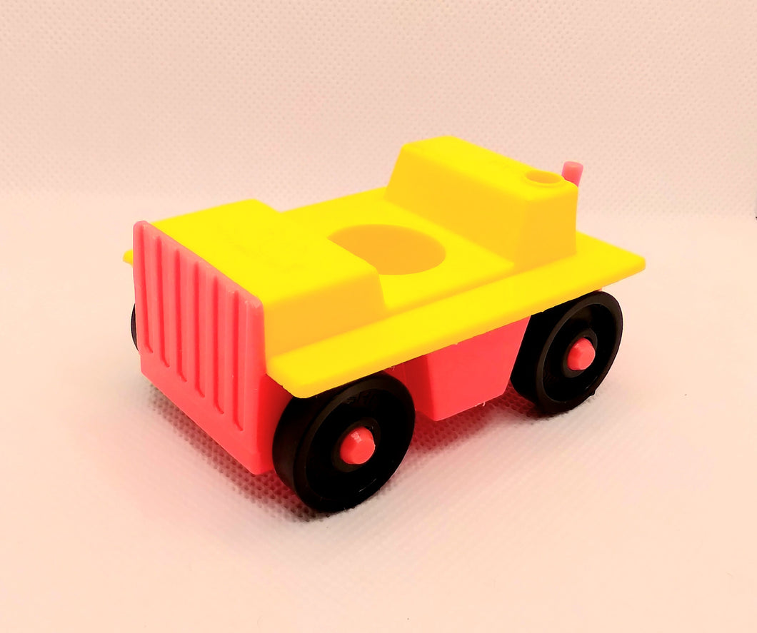 Airport tram Car Yellow top/Red bottom