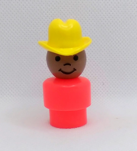 AA Farmer Boy Red Bodied yellow hat- All plastic