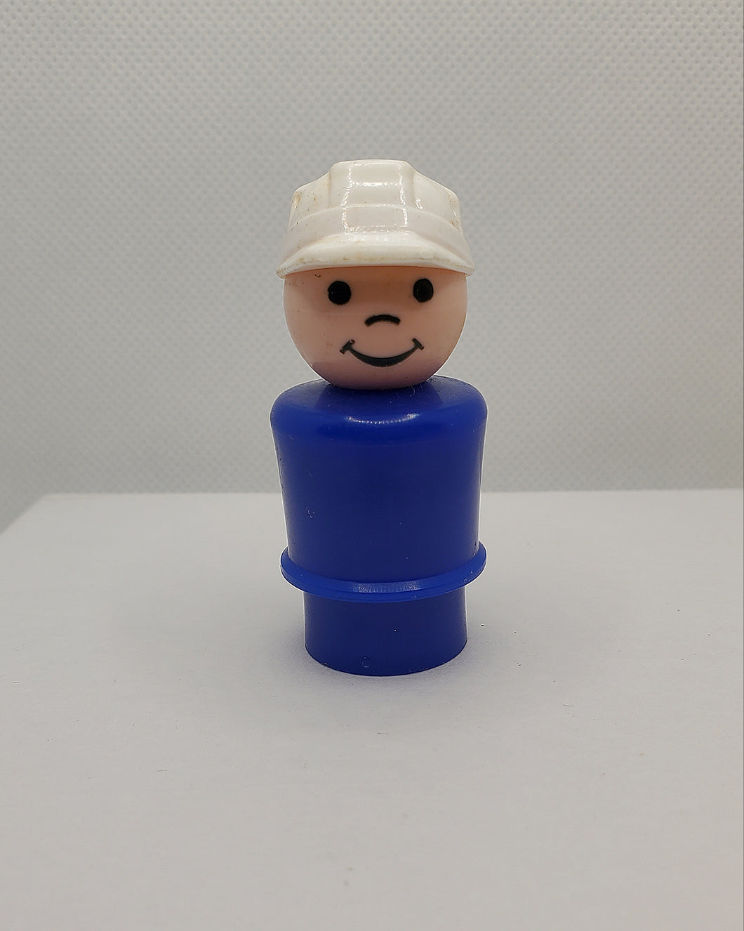 Little People Vehicles Indy Racer Yellow Rig Driver w/White Hat #347 1983-1990