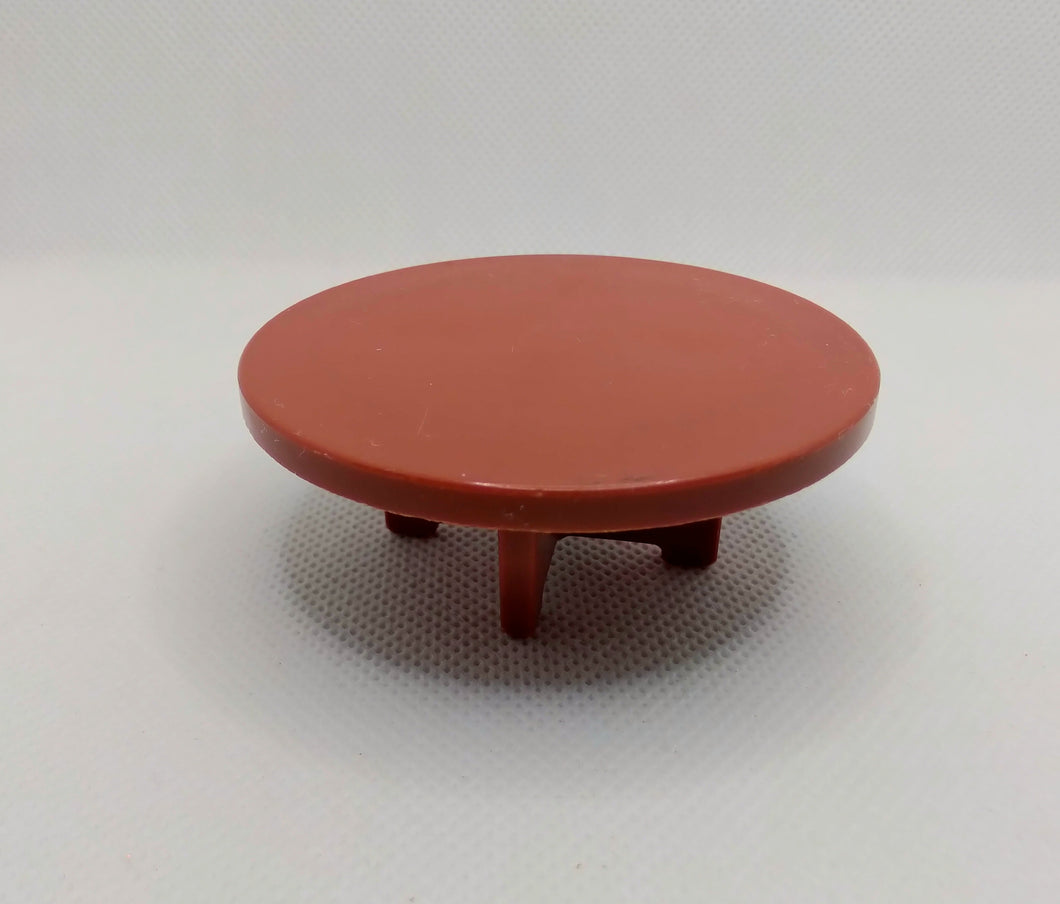 Little People Brick Brown Round Table