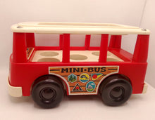 Load image into Gallery viewer, Mini Bus Red with White Trim.
