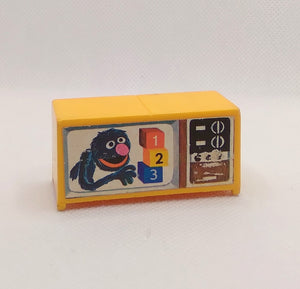 Sesame Street House Grover TV / Television yellow