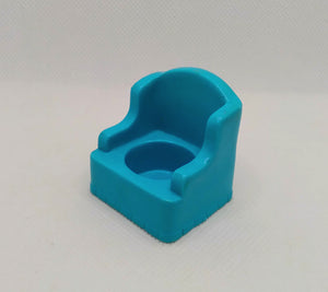 Little People Neighborhood Aqua Arm Chair