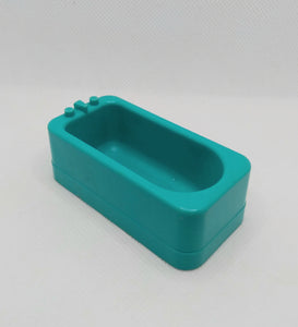 #725 Bath And Utility Room Turquoise Blue Bathtub Tub