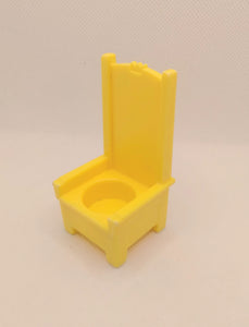 #993 Play Family Castle Yellow Royal Throne