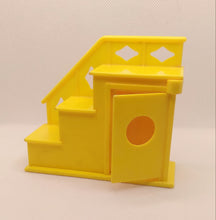Load image into Gallery viewer, Yellow House Stairs Staircase- will update picture when I get a chance.
