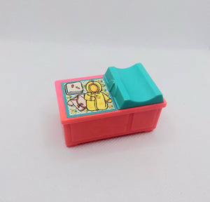 Nursery Changing Table in Pink and Turquoise