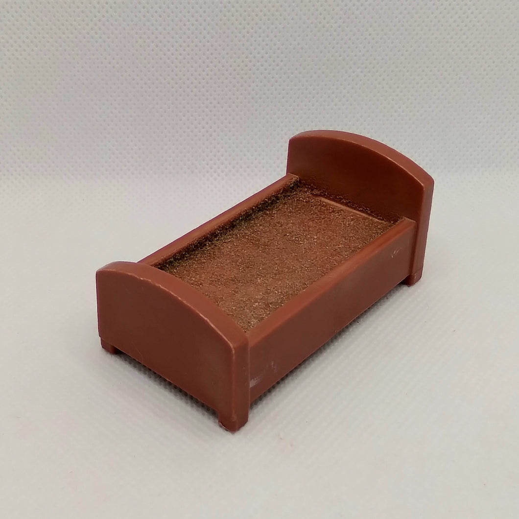 Brick Brown Twin Bed