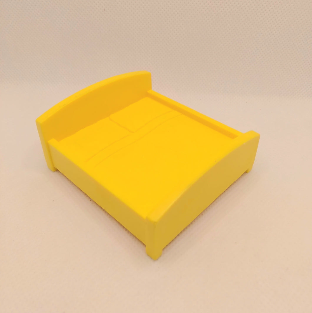 #2551 Little People Neighborhood Yellow Double Bed- quilted
