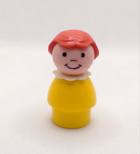 Yellow Bodied Brown Hair Girl