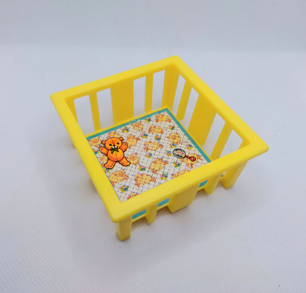 Nursery Crib in Yellow