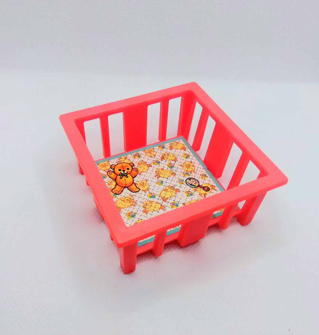 Nursery Crib in Pink