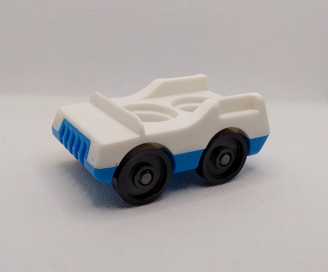 McDonald's Set  #2552 Blue and White 2 Seater Car