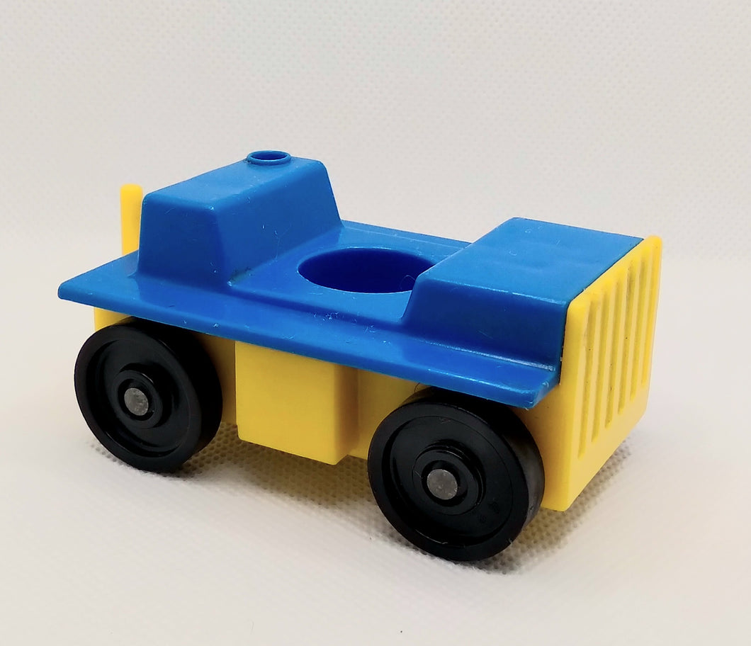 Airport Tram Car Blue top/ Yellow bottom