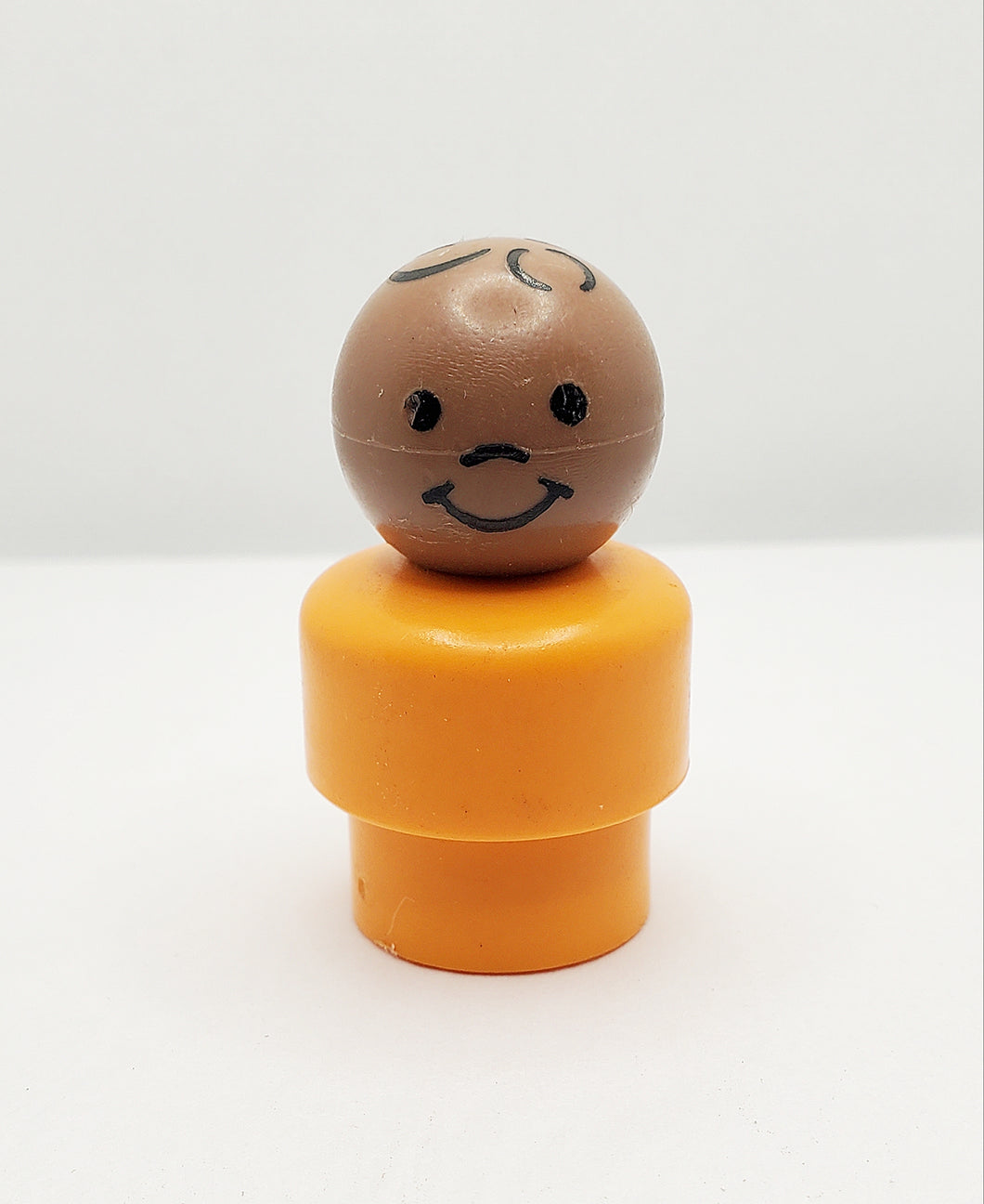 Orange Body AA Bald Heat Stamped Hair Boy- HTF