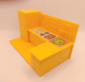 #2551 Neighborhood Yellow One Piece Kitchen