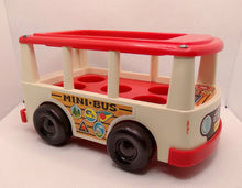 Load image into Gallery viewer, Mini Bus White with Red Trim
