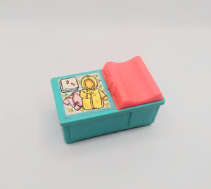Nursery Changing Table Turquoise and Pink