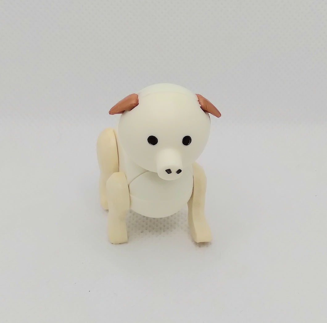 Farm White Pig w/ Brown Ears