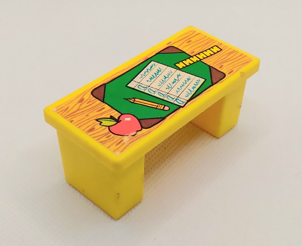 Play Family School #923 Yellow Teacher's Desk