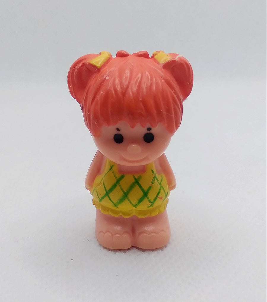 Kenner Tree Tots Red Pigtails Yellow Dress Girl